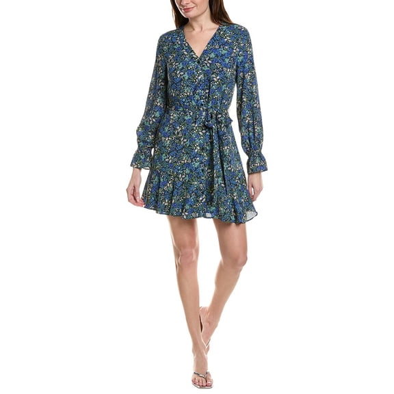 CeCe womens Fit & Flare Dress, xs, Blue