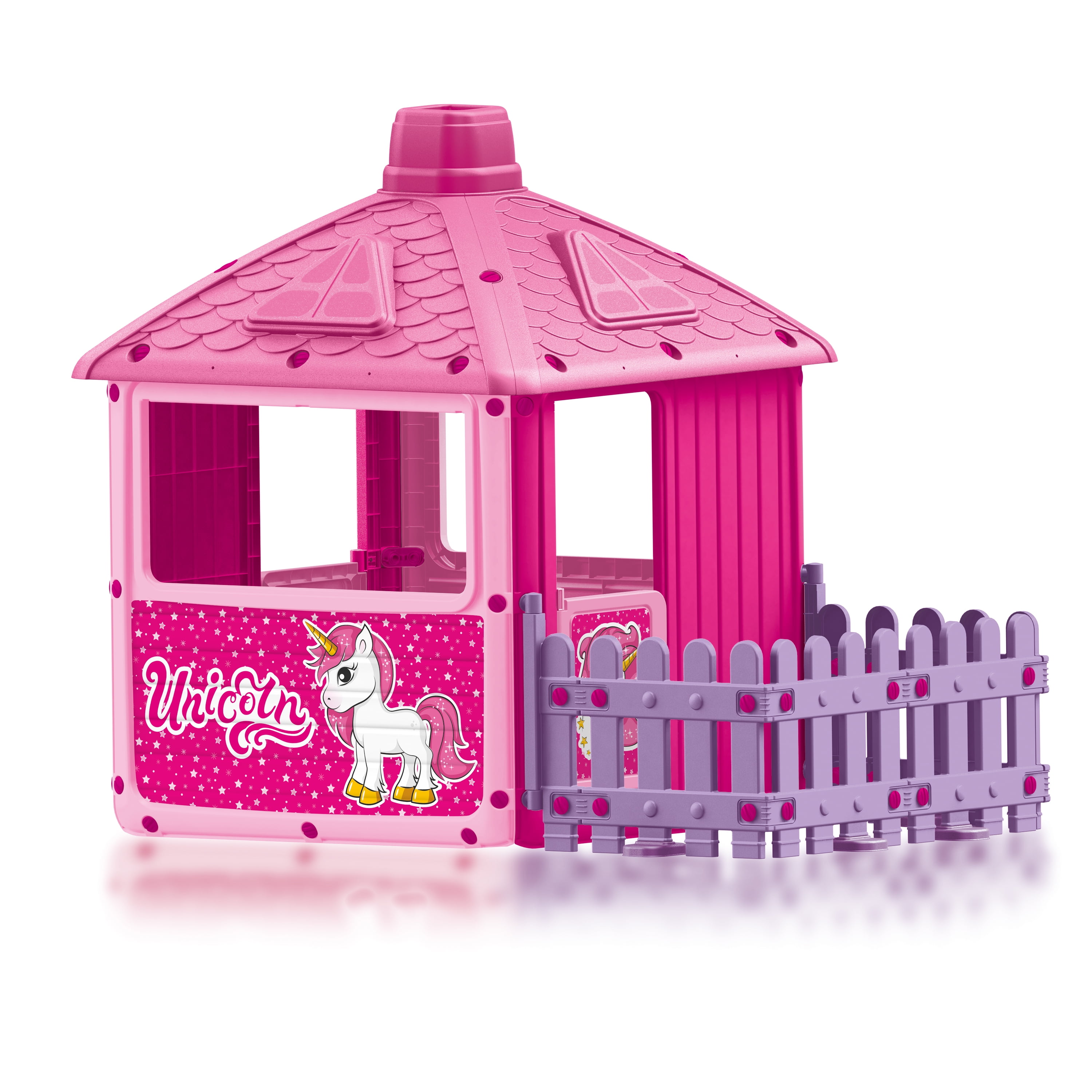Fisher Price Little People Farm Barn Castle Princess Unicorn pink fairy tale toy 