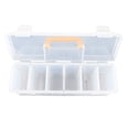 thumbnail image 6 of ASKITO Multi Purpose Hardware Storage Box With Removable Small Boxes, Portable Tool Organizer With Ergonomic Handle Transparent Durable Plastic Case For Screws Nails Small Parts, 6 of 7