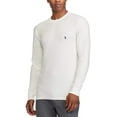 thumbnail image 2 of Polo Ralph Lauren WHITE Men's Waffle Knit Thermal Crew T-Shirt, US X-Large, 2 of 3