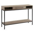 thumbnail image 5 of Henn&Hart 45" Blackened Bronze/Antiqued Gray Oak Console Table, 5 of 5