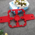 thumbnail image 5 of Molde para hacer tortitas con forma de corazón redondo, molde para huevos cuadrado con flores, antiadherente, resistente al desgaste, anillo para tortilla, aparato de cocina y horneado de silicona, 5 of 5