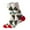 White, variant on Arlun 1 Pair Fun Crazy Christmas Mid-Calf Socks for Women 2025 Fall Winter Novelty Colorful Festival Xmas Trees Printed Medium Tube Socks Gifts for Happy Xmas White One Size