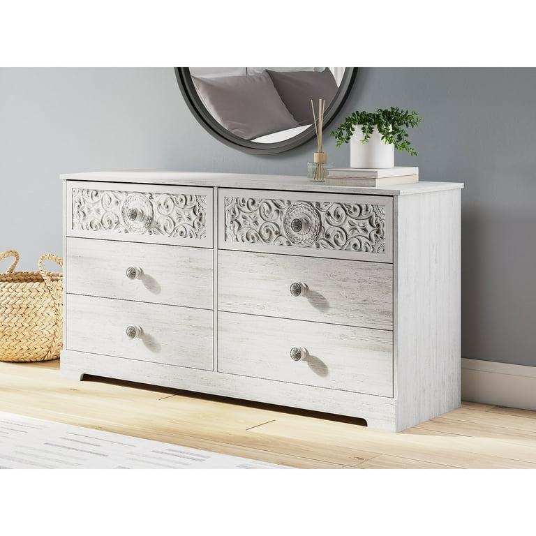 Paxberry Dresser - Whitewash Paxberry Dresser - Whitewash