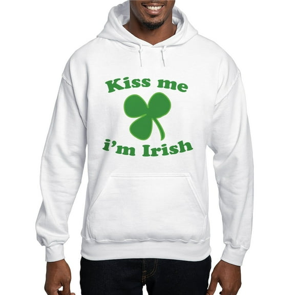 CafePress - Kiss Me Im Irish St Patricks Day Hoodie - Pullover Hoodie, Hooded Sweatshirt