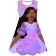thumbnail image 1 of Disfraz de Encanto de Disney para niñas, vestido de princesa, disfraz de Isabela Mirabel, Carnaval, fiesta de cumpleaños y Navidad, 1 of 4