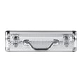 thumbnail image 4 of S SERENABLE Aluminum Alloy Tool Box Bin Handheld Storage Box for Travel Accessories Work L and Silver, 4 of 9