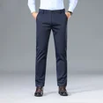 thumbnail image 2 of Pantalones de sastrería de oficina para hombre, pantalones casuales rectos, ropa de calle para hombre, venta de tallas grandes, diseñador, baratos, tallas grandes, largos, 2 of 5