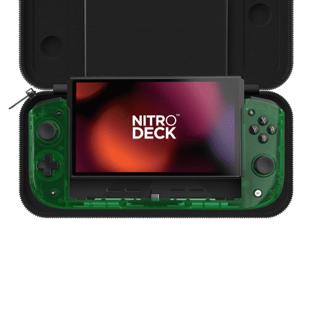 CRKD Nitro Deck [Retro Emerald Green Limited Edition] with Carry Case - Nintendo Switch