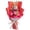 Red, variant on Preserved Flowers Bouquet with Rabbit Doll, Little Rabbit Preserved Flower Bouquet in Clear Box, Long-Lasting Eternal Rose Bouquet for Women Valentine's Day Gift Home Decor