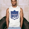 thumbnail image 4 of Buffalo Shield Men's Muscle Shirt Game Night Fantasy Football Fan Tailgate NY, 4 of 7