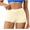 Beige, variant on Ohufall Boxer Underwear For Women Seamless Boyshorts Panties Full Coverage Soft Stretch Boxer Briefs Fake Hip Pants With Sponge Waist Pad Briefs