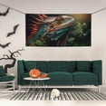 thumbnail image 2 of Lsque Realistic Colorful Chameleon Pattern Party Banner, Festive Banner , Holiday Celebrations and Events for Carnival Birthday Party Festival Decorations-Medium, 2 of 8