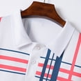 thumbnail image 3 of fheaev summer tank tops for men Men's Top Shirt Slim Short Sleeved Lapel Casual Sports Bottom Shirt T-shirt Top, 3 of 8