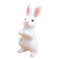 Realistic Rabbit Plush Animal -11.8 ''/8 '' Rabbit Plush Toy, Children's Easter Companion Toy Gift