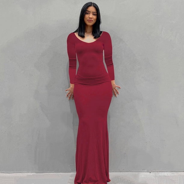 2023 Summer Women Sexy Spaghetti Strap Black Skims Long Dress Y2k Sleeveless Solid Skinny Bodycon Trumpet Maxi Dresses VestidosXS Gao Jinjia LED