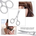 thumbnail image 3 of Ciseaux Taille-Barbe en Acier Inoxydable pour Barbier à Domicile Mini, 3 of 5