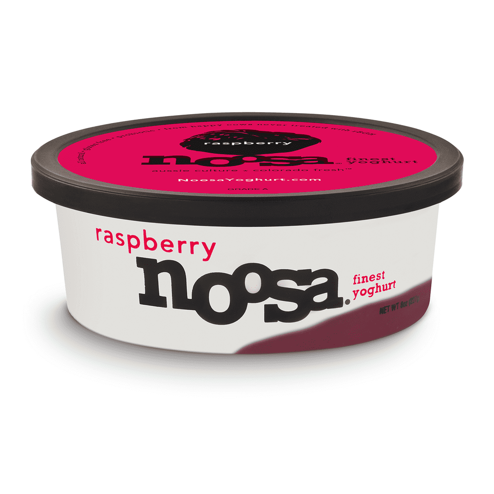Noosa Yoghurt Whole Milk Yogurt Raspberry 8 oz
