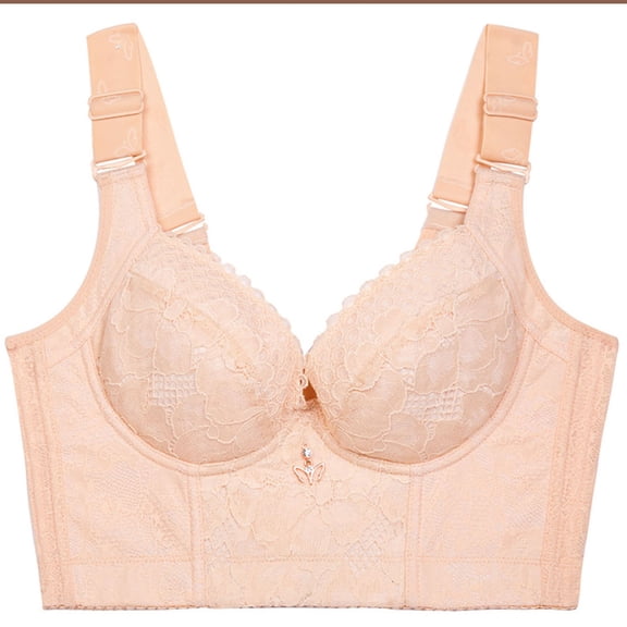 Cavosen Push up Sports Bras for Women Wireless Bras Push Up Solid Stretch Bralettes Wide Straps Breathable Comfortable Underwear