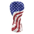 thumbnail image 2 of Yuyamidu USA Flag Golf Club Head Covers Patriotic Driver Headcover Fairway Wood Head Cover Hybrid Headcover, Waterproof PU Leather Golf Head Covers, 2 of 8