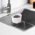 thumbnail image 4 of Kitchen Sink Storage Basket Suction Wall Ginger Garlic Storage Box With Suction Cup Hole-free Sink Sponge Storage Basket, 4 of 7