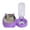 Violet, variant on Tilted Pet Bowls Cat Food Feeder Water Dispenser with a Detachable Easy to Clean Design for Puppy and Kittens