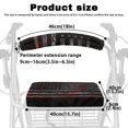 thumbnail image 6 of HELLHERO Valentines Day Walker Rollator Seat Back Cover for Seniors Adult American Flag Rollator Seat Covers Comfortable Moisture Wicking for Elder, 6 of 7