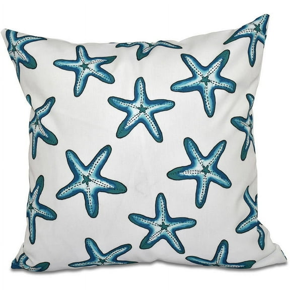 Simply Daisy 16" x 16" Soft Starfish Geometric Print Pillow