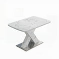 thumbnail image 6 of Stretchable MDF & Metal Square Dining Table, High Quality & 220 lbs Load Bearing, 6 of 15