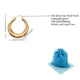 thumbnail image 5 of Hoop Earrings for Women,Sterling Silver Post Hypoallergenic Jewelry Earrings, 5 of 7