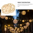 thumbnail image 3 of 2pcs Lamp Shades Small Light Covers Bamboo Lantern Lampshade Woven Light Shades, 3 of 6