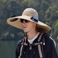 thumbnail image 4 of Solar Powered Sun Hat With Built In Fan For Outdoor Work Sports And Fishing Wide Brim Breathable Unisex Design Camping Hats Buoy Hat Old Man Hats Convertible Hats for Women Cool Hiking Clothes Women, 4 of 5