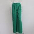 thumbnail image 1 of Retro Solid Color Wild Straight Wide Leg Pants Female Spring New Korean Fashion High Waist Casual Long Pants, 1 of 17