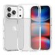 thumbnail image 1 of For iPhone 17 Pro Max Case TPU+TPE Anti-drop Clear Phone Cover - Transparent Black, 1 of 5