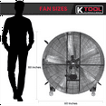 thumbnail image 6 of K Tool International 77760 60 Inch Belt Drive Drum Fan, Two Speeds, 6 of 10