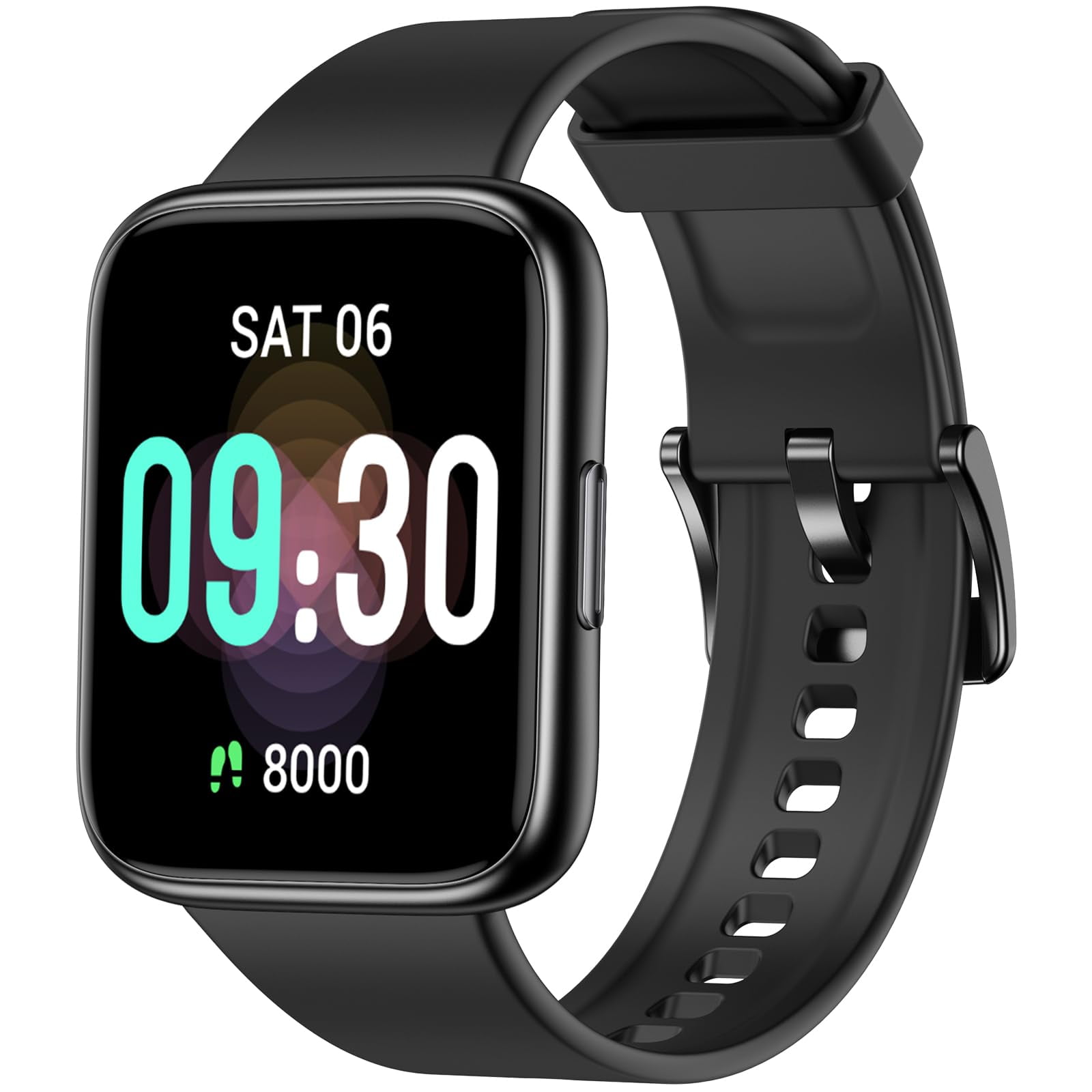 Pautios Smart Watch Fitness Tracker with 44mm Display Fitness Watch with Heart Rate SpO2 Monitor Steps Calories Counter IP68 Waterproof Pedometer Watch Compatible with Android iOS Walmart