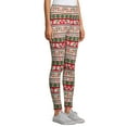 thumbnail image 4 of No Boundaries Juniors' Christmas Velour Leggings, 4 of 6