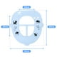 thumbnail image 3 of Asiento con orinal plegable portátil Asiento de inodoro para bebé con diseño ergonómico Patrón lindo Abanopi Asiento para orinal, 3 of 7