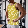thumbnail image 6 of Bixox Tulips Flowers Pattern Men's Gym Tank Tops Workout Sleeveless T-Shirts Athletic Muscle Tank Training Bodybuilding Shirts,S-4XL, 6 of 7
