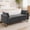 Dark Gray, variant on BaseBeauty 66" Storage Bench for Bedroom, King Size End of Bed Bench with Gold Legs and Pillows, Tufted Upholstered Storage Bench, Velvet Cream