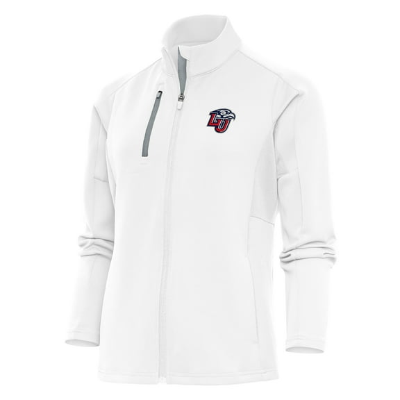 Women's Antigua White Liberty Flames Generation Full-Zip Jacket