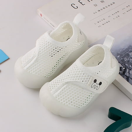 

Lhked Wonder Nation Kids Shoes Clearance Toddler Shoes Baby First-Walking Breathable Mesh Infant Boys Girls Soft Trainers