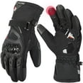thumbnail image 1 of Guantes de moto de invierno KEMIMOTO Rainproof Black M, 1 of 8
