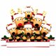 thumbnail image 2 of Reno-Familia Con Pañuelos Adorno Navideño Adorno Personalizado Adorno Papá Noel Wmkox8yii fhajkh2092, 2 of 3