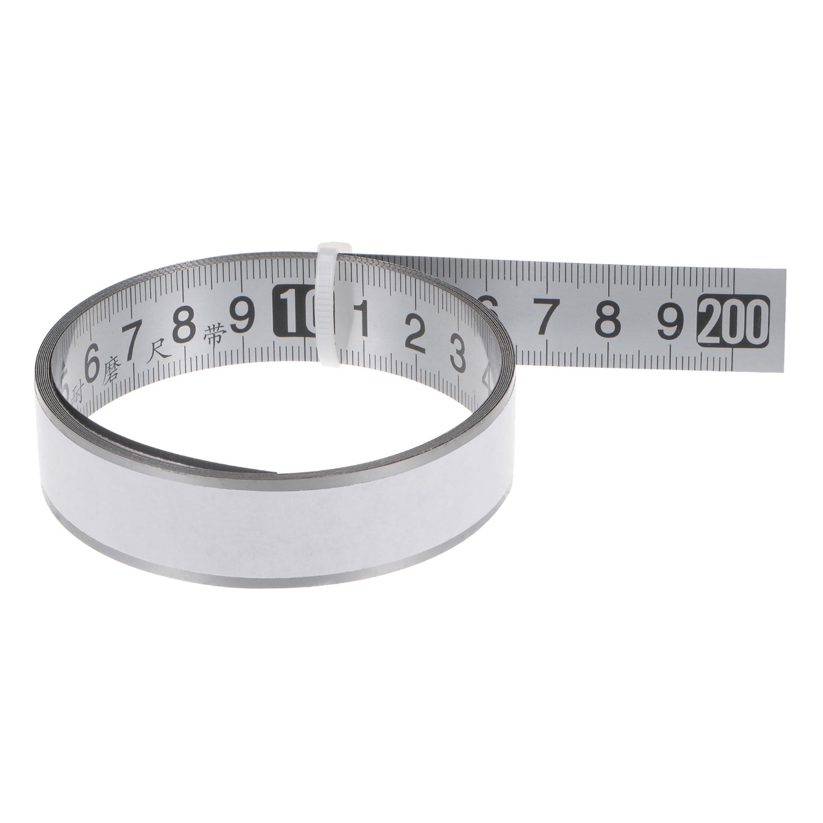 Adhesive Tape Measure 200cm Left to Right Read Sticky Steel Ruler Tape ...