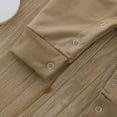 thumbnail image 6 of Staki Baby Boy Winter Outfits Baby Boy Clothes Infant Romper Sleeve Outfits Fall Baby Clothing Jumpsuit(Coffee,0-6 Months), 6 of 7