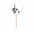 thumbnail image 1 of Yoga Fille Étirement Garder Contour Cure-Dent Drapeaux Coeur Lable Cupcake Pics, 1 of 3