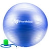 PharMeDoc Fitness Ball - Anti-Burst Exercise Ball - Balance Ball With Free Pump - Increase Stability