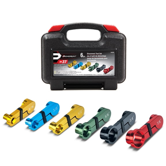 Powerbuilt 6 Piece Master Disconnect Set - 648399