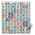 thumbnail image 1 of Cortina de Ducha ABPHQTO Decoración Marroquí Mega Gorgeous Flores y Hojas 160x180 cm, 1 of 3